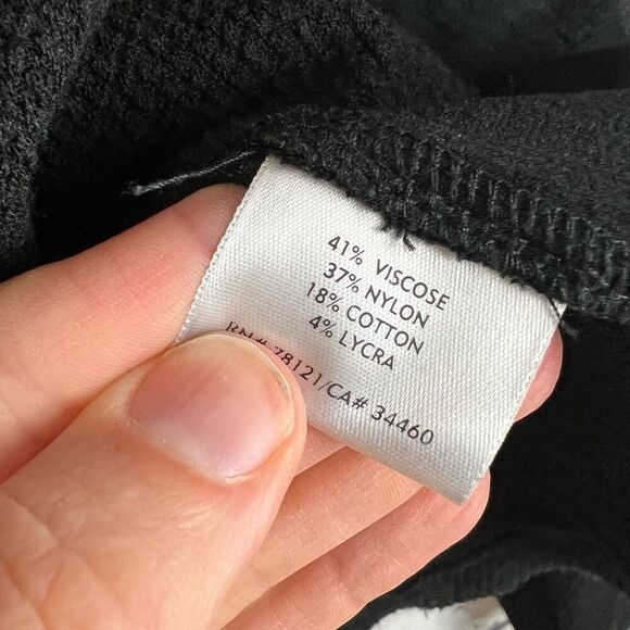 Eileen Fisher Women's Black Lightweight Mid-Length Jacket Size M - Picture 5 of 7